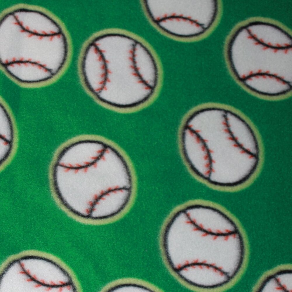 JoAnn Fabrics Baseball Print Flannel Fabric